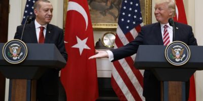 Թուրքիայի նախագահ Ռեջեփ Թայիփ Էրդողանը և ԱՄՆ նախագահ Դոնալդ Թրամփը